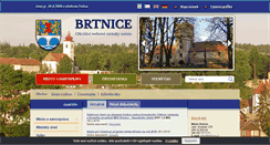 Desktop Screenshot of brtnice.eu