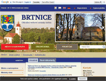 Tablet Screenshot of brtnice.eu
